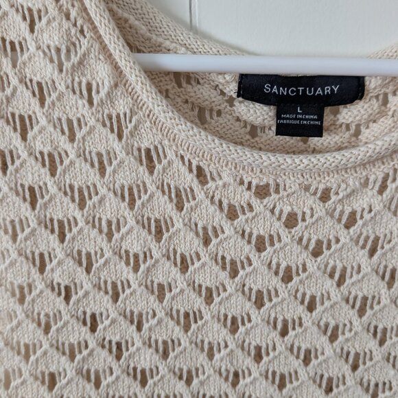 Sanctuary Summer Shell Knit Dress NWOT Size L - Picture 2 of 7